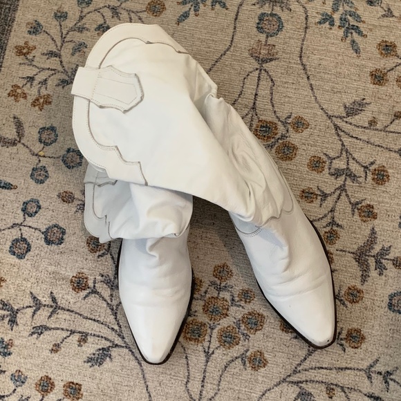 Vintage Zodiac Slouchy Cowboy Boots - Picture 1 of 15